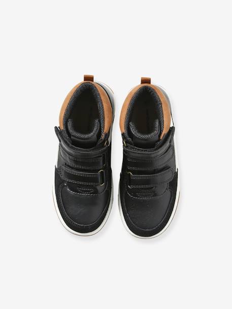 High-Top Hook&Loop Trainers for Children black 