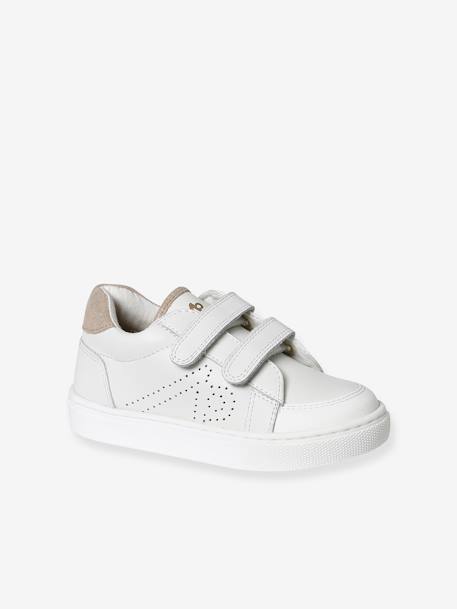 Leather Trainers for Children white 