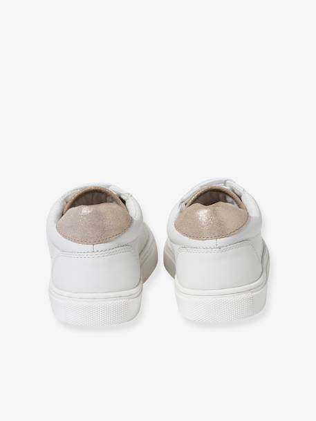 Leather Trainers for Children white 