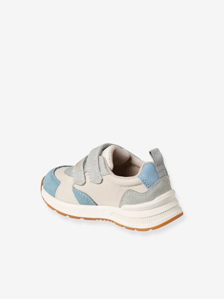 Dinosaur Hook&Loop Trainers for Babies printed white 