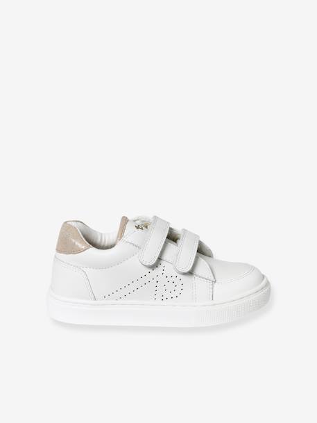 Leather Trainers for Children white 