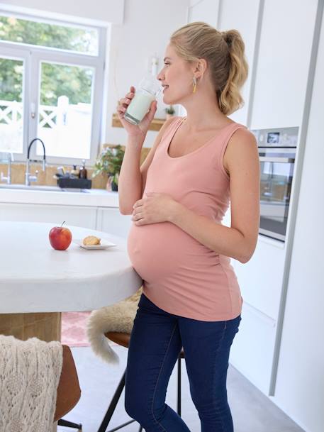 Sleeveless Top for Maternity blush 