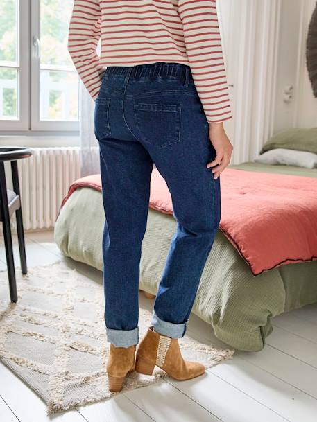 Paperbag Jeans with Seamless Band, for Maternity stone 