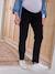 Cigarette Trousers with Seamless Belly Wrap for Maternity black 