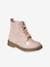 Boots with Laces & Zip for Girls, Designed for Autonomy rose 