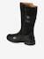 Leather Riding Boots with Zip, for Girls black 