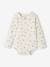 Floral Progressive Bodysuit with Peter Pan Collar for Babies ecru 