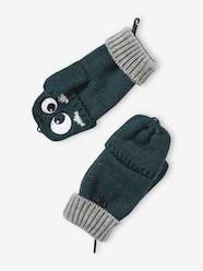 -Monster Mittens/Fingerless Mitts for Boys