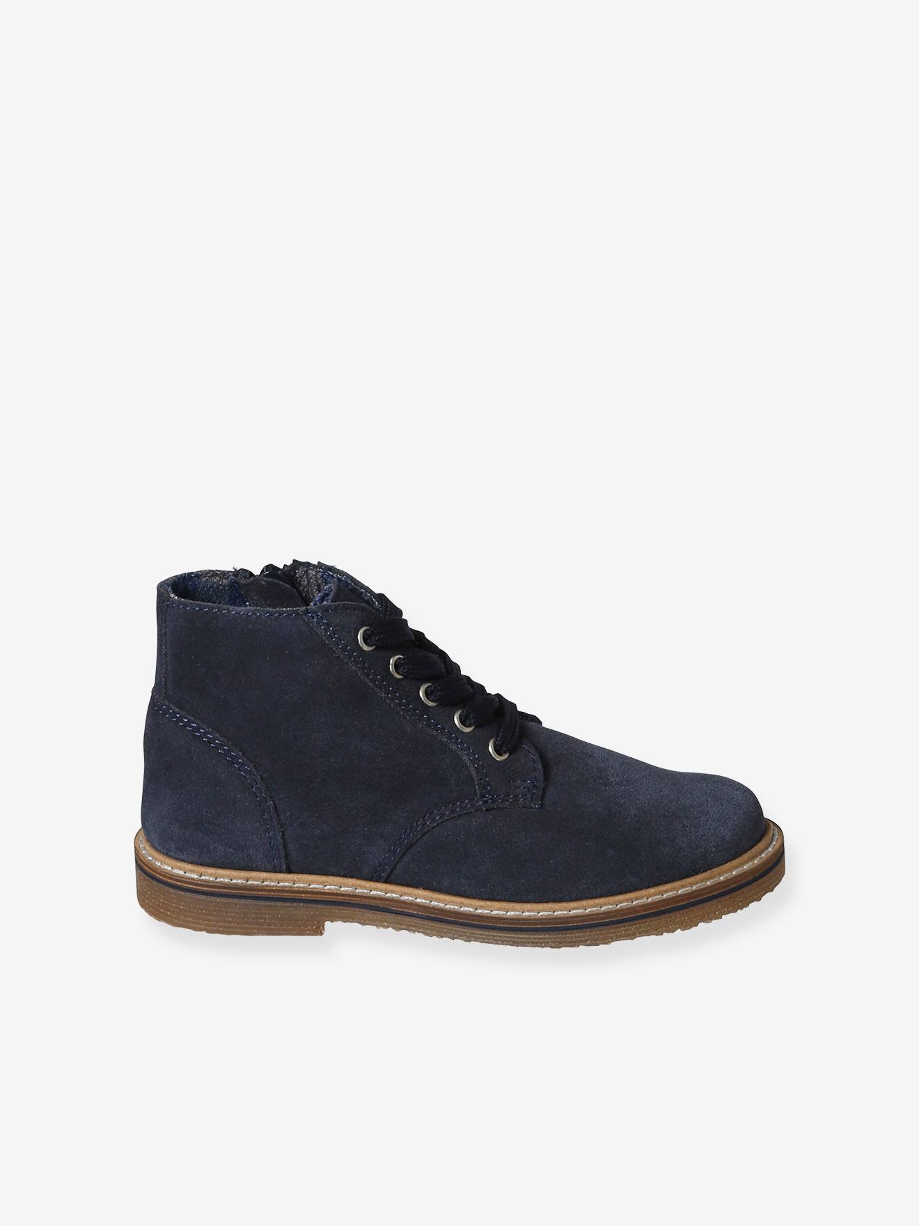 Navy blue sales shoes and boots