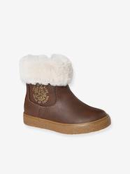 Shoes-Zipped Boots with Fur Lining, for Girls, Designed for Autonomy