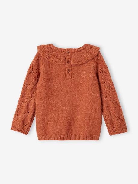 Diamond Jumper for Babies rust 