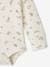 Floral Progressive Bodysuit with Peter Pan Collar for Babies ecru 