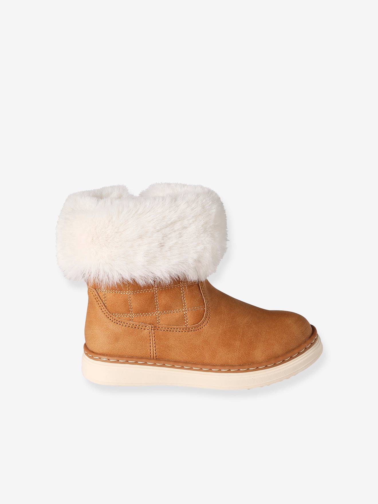 Baby girl 2025 fur boots