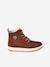 High-Top Trainers with Laces & Zips for Children brown 