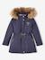 3-in-1 Parka with Hood for Girls GREEN DARK SOLID+navy blue+PURPLE MEDIUM SOLID 