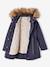 3-in-1 Parka with Hood for Girls GREEN DARK SOLID+navy blue+PURPLE MEDIUM SOLID 