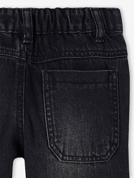 Wide-Leg Carpenter Jeans for Boys black denim+stone 