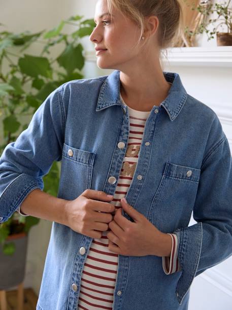 Denim Shirt, Maternity & Nursing Special brut denim 