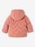 3-in-1 Quilted Coat for Babies aqua green+rose+slate blue 