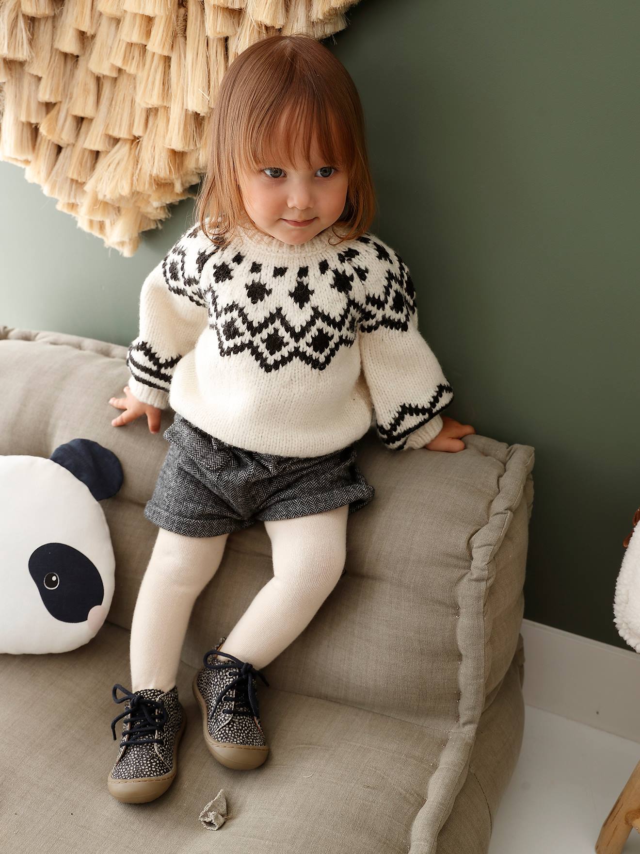 Baby girl knit sales sweater