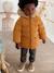 Lined Padded Jacket with Hood for Babies indigo+turmeric 