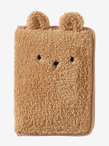 Medical Records Cover in Sherpa, Teddy Bear beige 