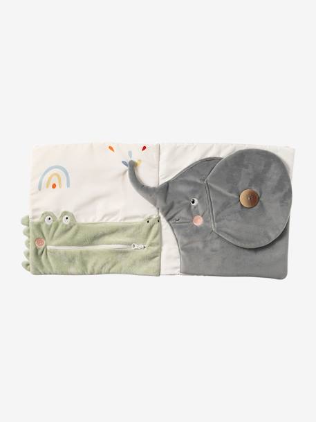 Motor Skills Book in Fabric white 