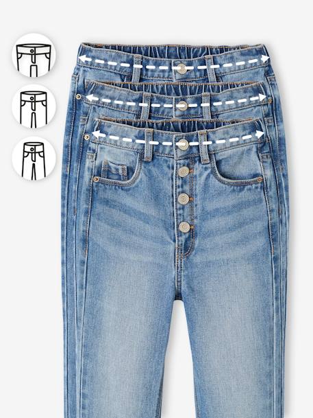 NARROW Hip Morphologik Mom Fit Jeans for Girls denim blue+double stone+stone 