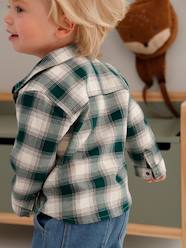 -Chequered Flannel Shirt for Babies