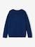 Marl Knit Jumper with Animation on the Front for Boys electric blue 