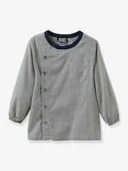 Boys-Accessories-School Supplies-Gingham Check Smock for Boys, by CYRILLUS