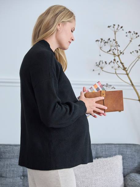 Double Panel Jumper, Maternity & Nursing black 