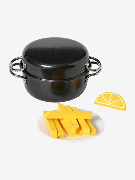 Mussels & Chips in FSC® Wood black 