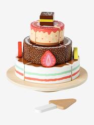 -3-Tier Fruit Cake in Certified Wood