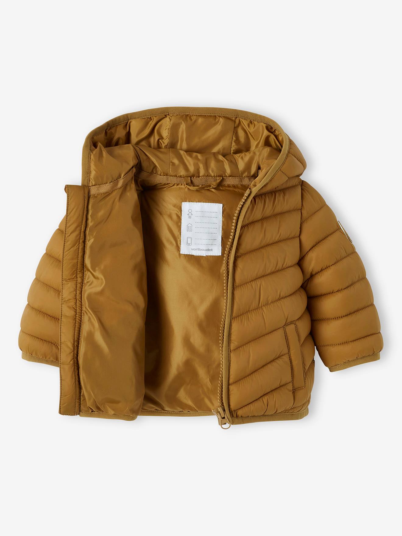 Light padded clearance jacket with hood