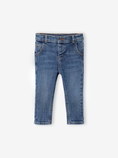 Straight Leg Jeans for Babies, Basics stone 