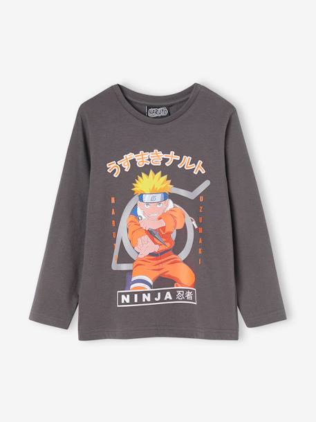 Long Sleeve Naruto® Uzumaki Top for Boys grey 