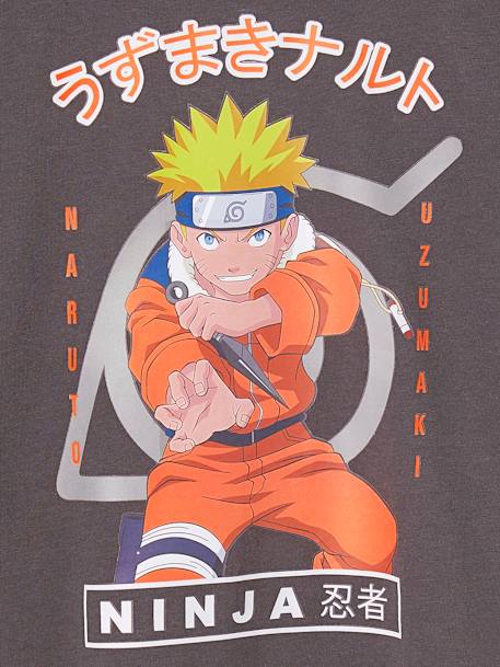 Long Sleeve Naruto® Uzumaki Top for Boys grey 