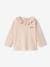 Top with Frill on the Neckline, for Baby Girls rosy+White/Print 