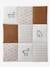 Patchwork Quilt, Little Nomad BROWN MEDIUM SOLID WITH DESIGN 