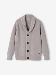 Boys-Cardigans, Jumpers & Sweatshirts-Shimmery Knit Cardigan for Boys