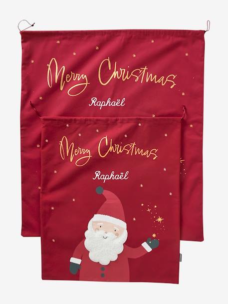 Father Christmas Toy Bag red 