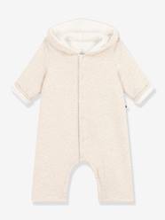 -Quilted Jumpsuit with Hood in Cotton for Babies, PETIT BATEAU