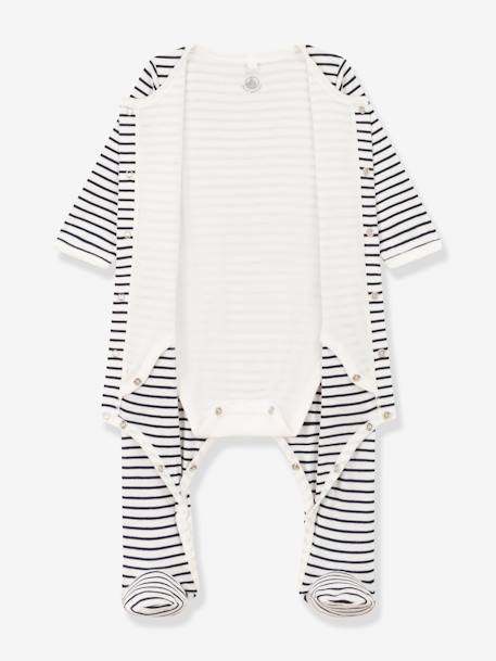 Bodyjama, PETIT BATEAU printed white 