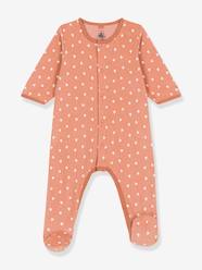 Sleepsuit in Printed Velour for Babies, PETIT BATEAU