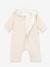 Quilted Jumpsuit with Hood in Cotton for Babies, PETIT BATEAU beige 