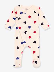 Baby-Pyjamas-Heart Sleepsuit in Cotton for Babies, PETIT BATEAU