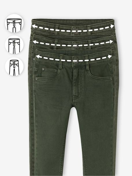 NARROW Hip, MorphologiK Slim Leg Coloured Trousers, for Boys beige+chocolate+green+khaki+night blue+slate blue+tomato red 