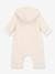 Quilted Jumpsuit with Hood in Cotton for Babies, PETIT BATEAU beige 