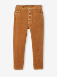 Girls-Trousers-MorphologiK Mom Fit Corduroy Trousers for Girls, MEDIUM Hip